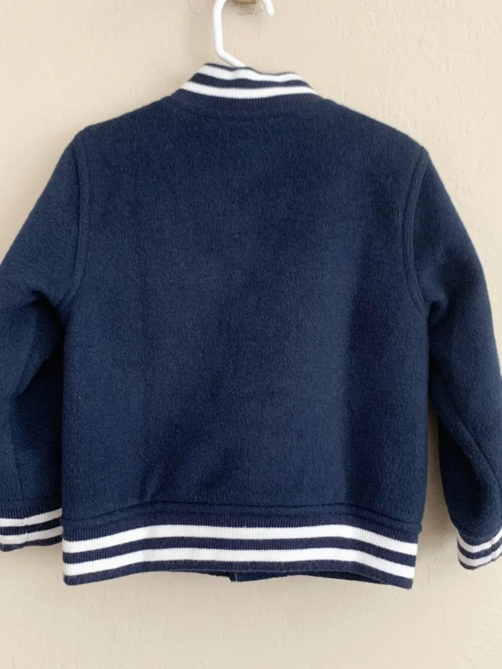 Baby Gap Navy Blue Varsity Jacket • 4 Years